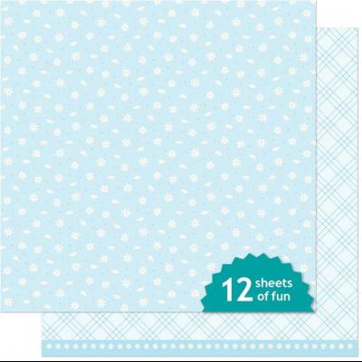 Lawn Fawn Designpapier Bitsy Blooms - Forget-Me-Not